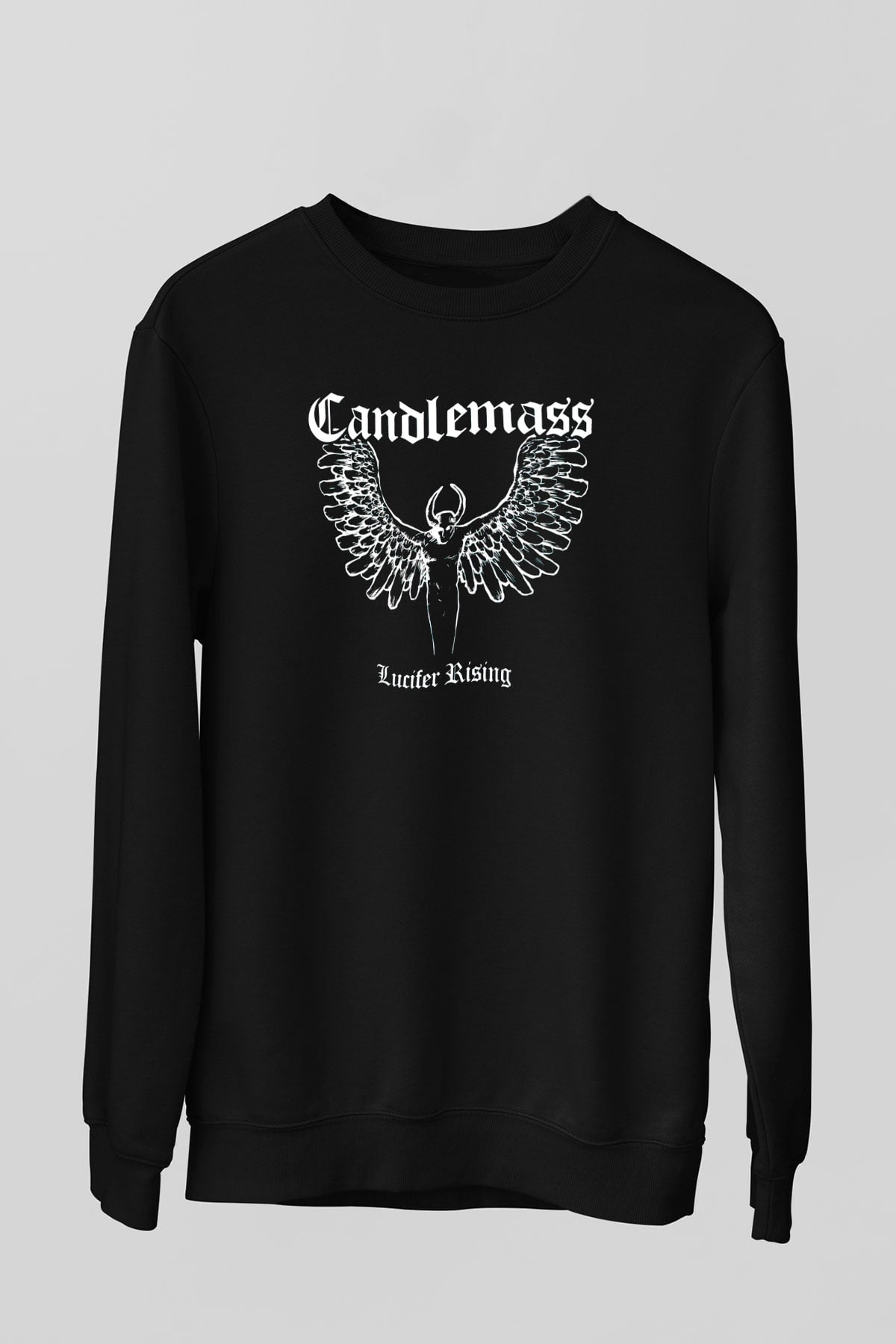 Candlemass Siyah Unisex Sweatshirt