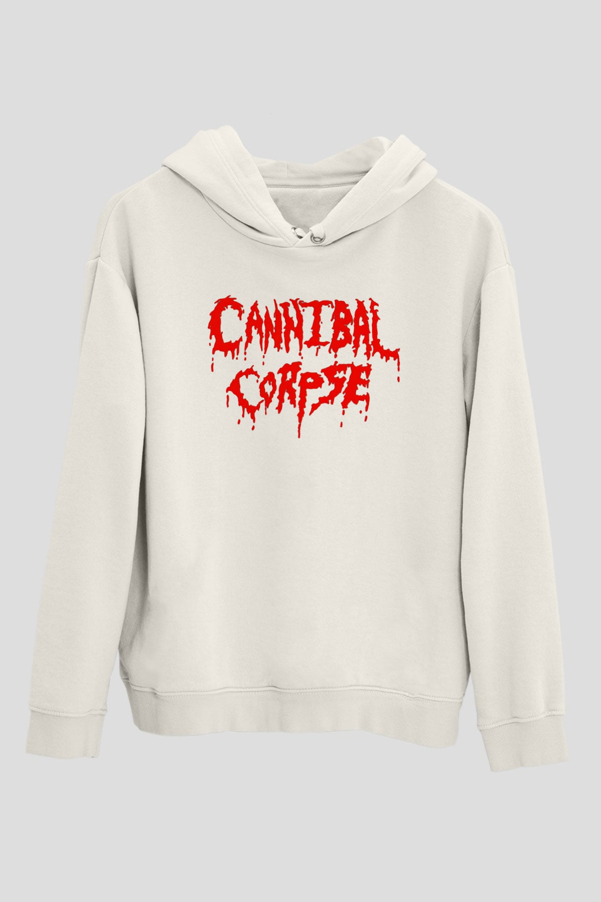 Cannibal Corpse Beyaz Unisex Kapşonlu Sweatshirt