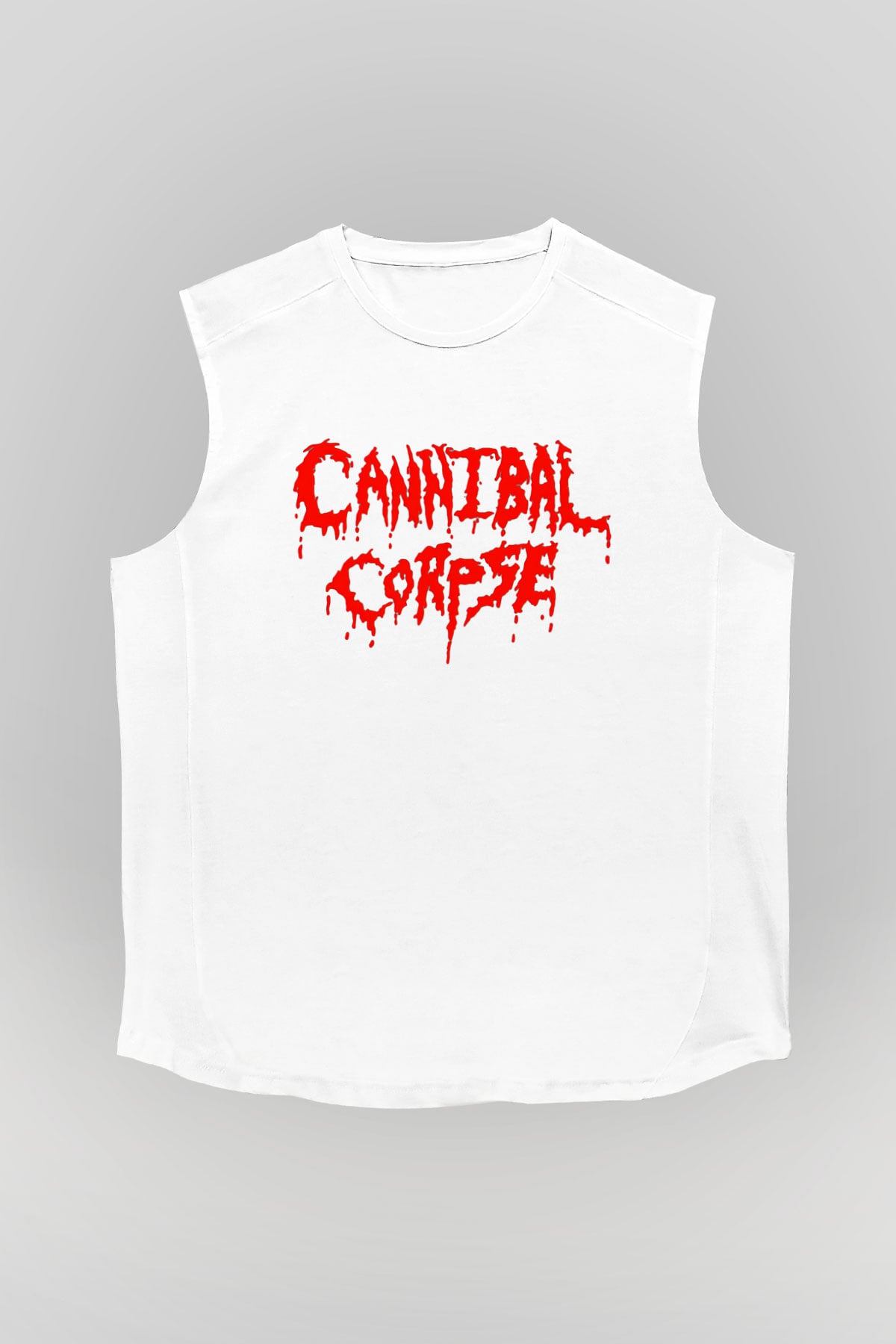 Cannibal Corpse Beyaz Unisex Kolsuz Tişört