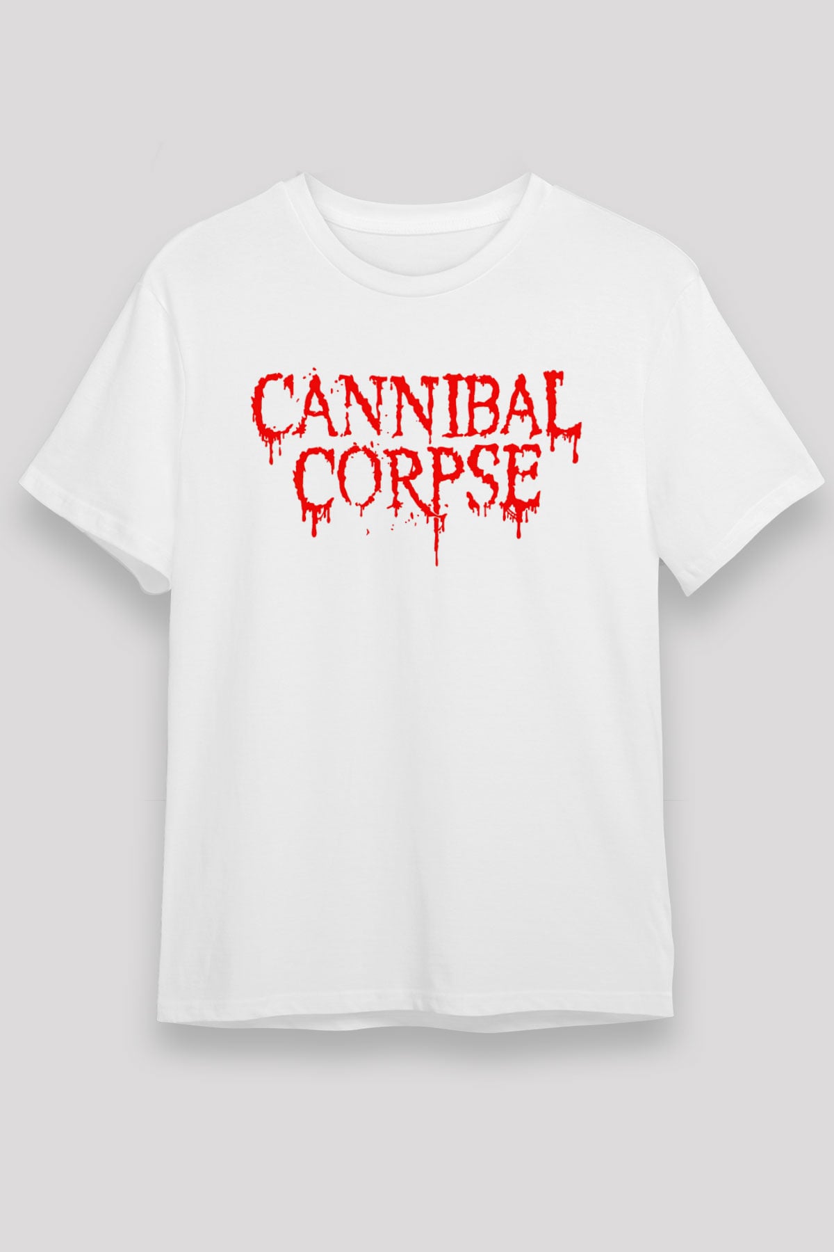 Cannibal Corpse Beyaz Unisex Tişört T-Shirt - TişörtFabrikası