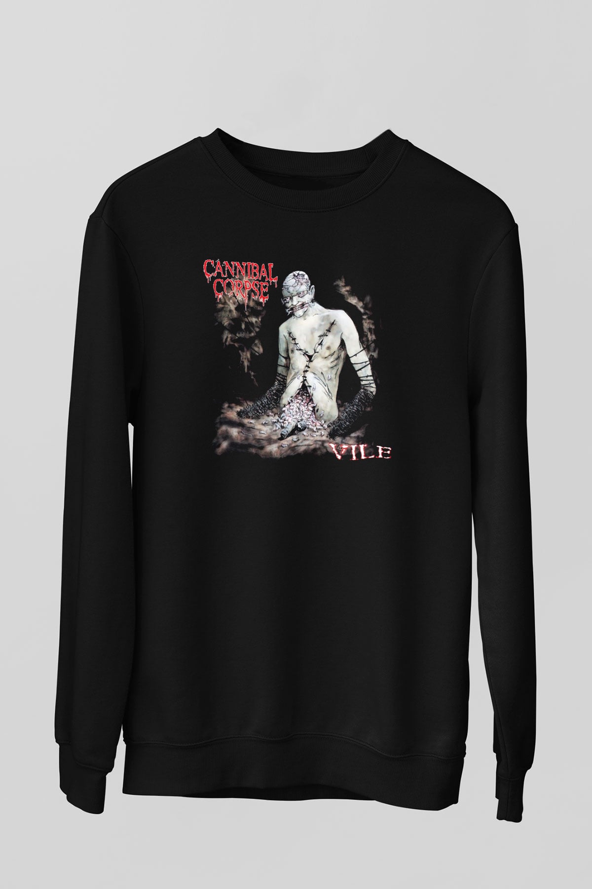 Cannibal Corpse Siyah Unisex Sweatshirt