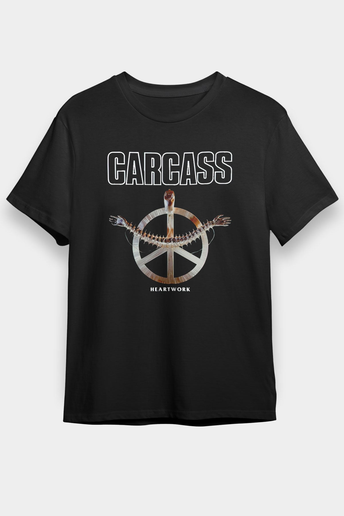 Carcass Siyah Unisex Tişört T-Shirt - TişörtFabrikası