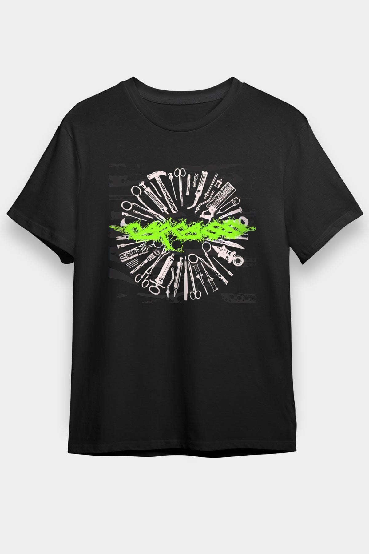 Carcass Siyah Unisex Tişört T-Shirt - TişörtFabrikası