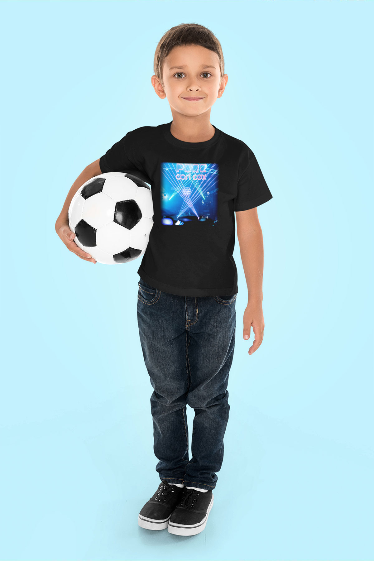 Carl Cox Baskılı Siyah Unisex Çocuk Tişört