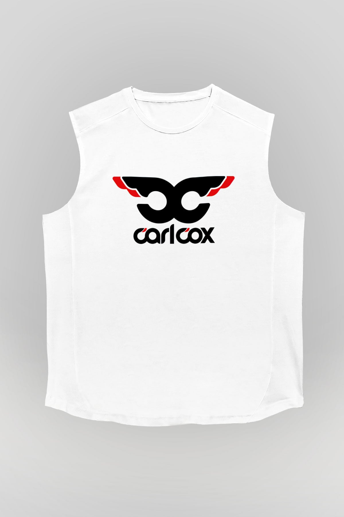 Carl Cox Beyaz Unisex Kolsuz Tişört