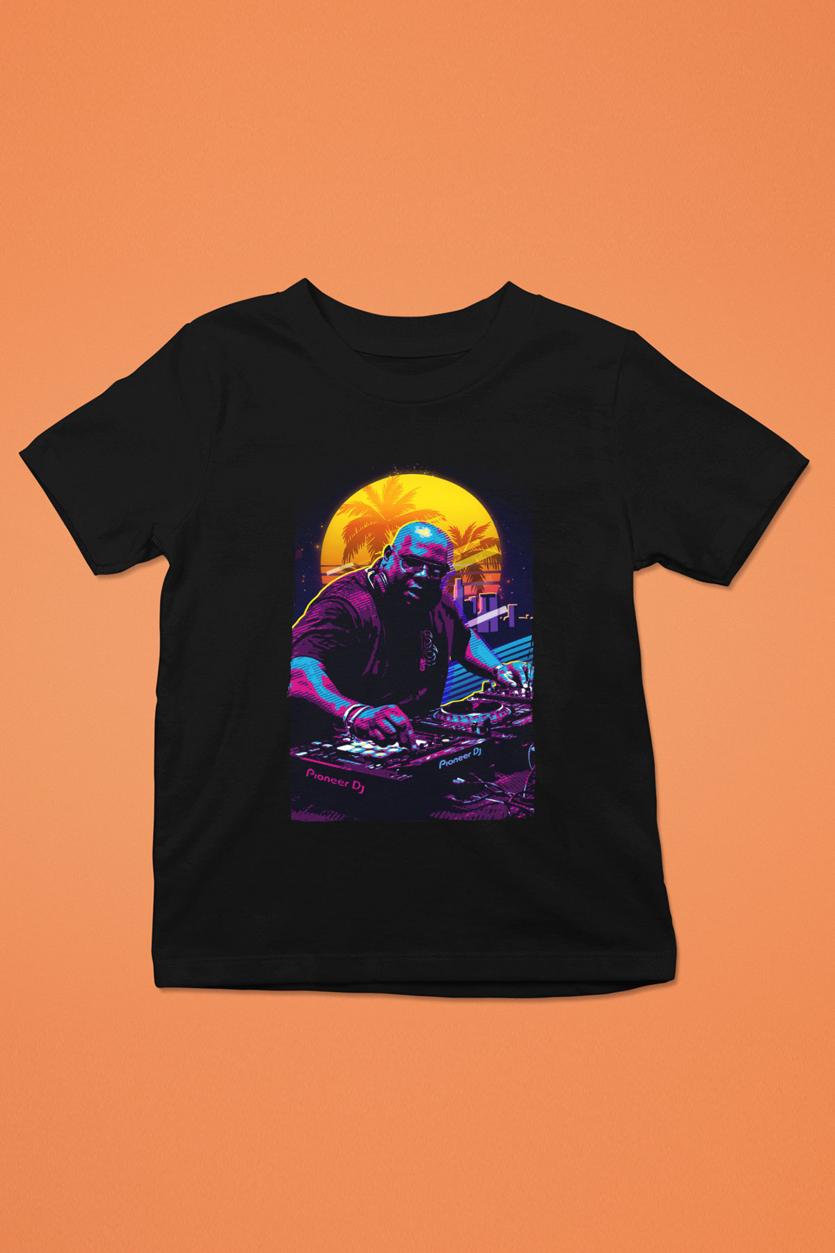 Carl Cox Siyah Unisex Çocuk Tişört