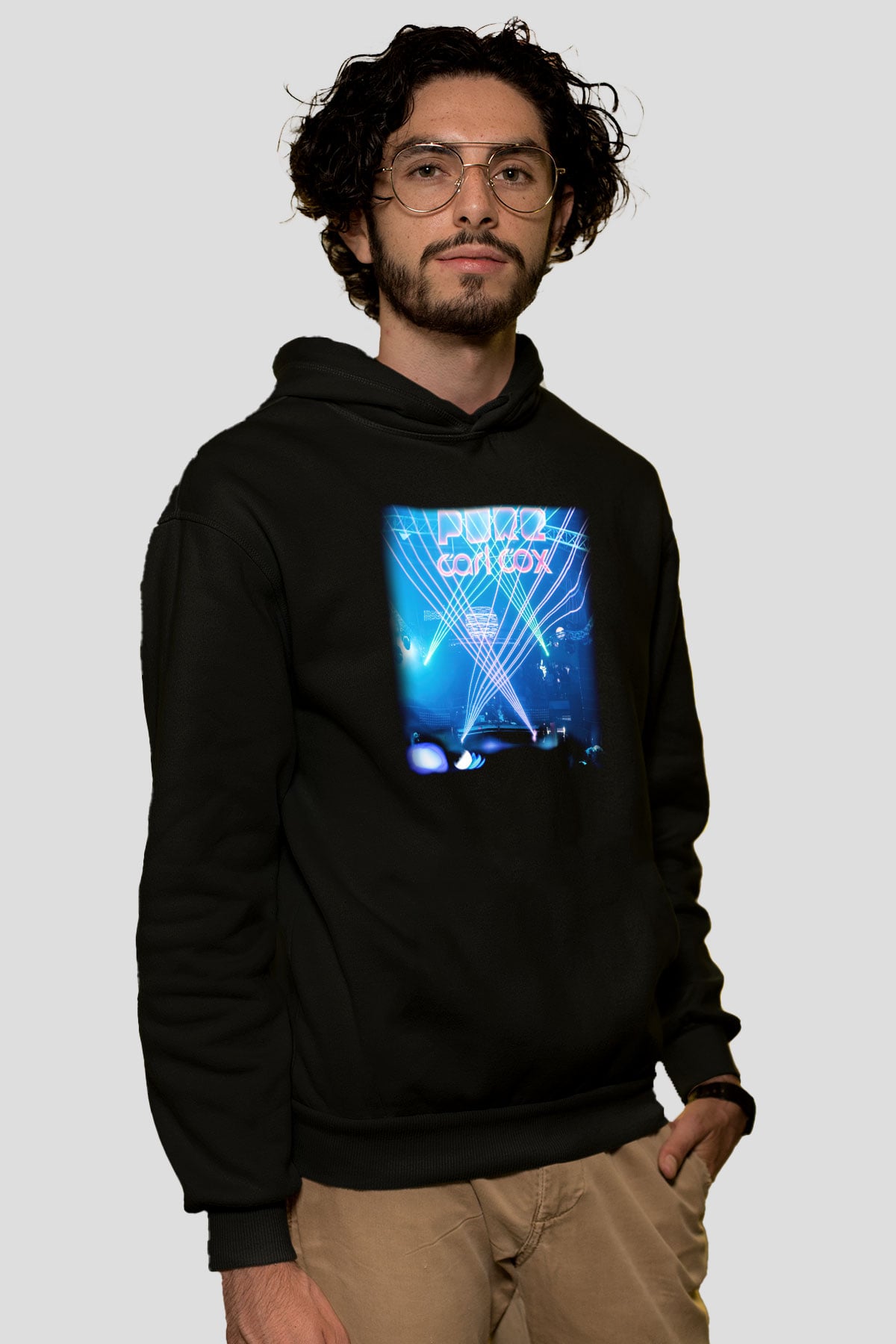 Carl Cox Siyah Unisex Hoodie