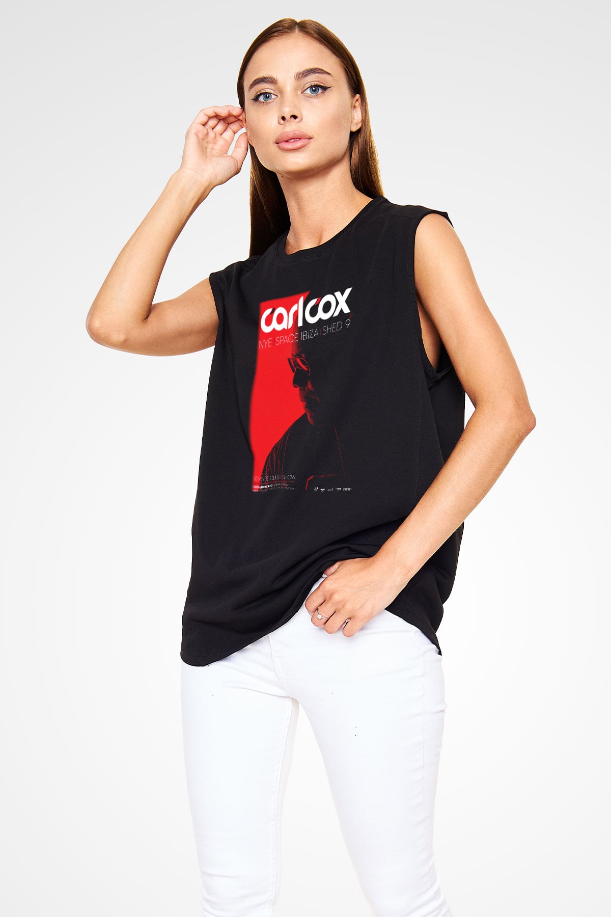 Carl Cox Siyah Unisex Kolsuz Tişört