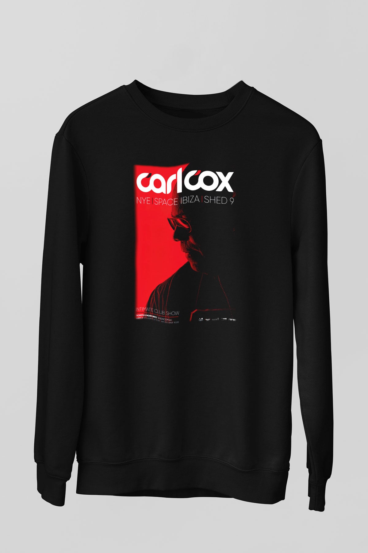 Carl Cox Siyah Unisex Sweatshirt
