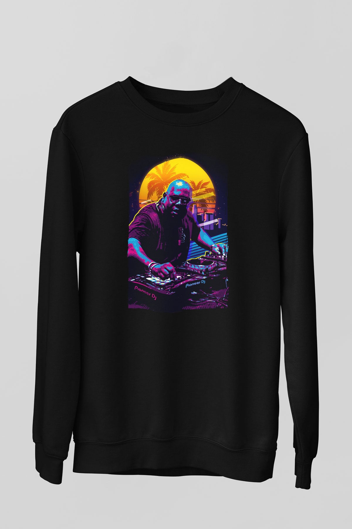 Carl Cox Siyah Unisex Sweatshirt