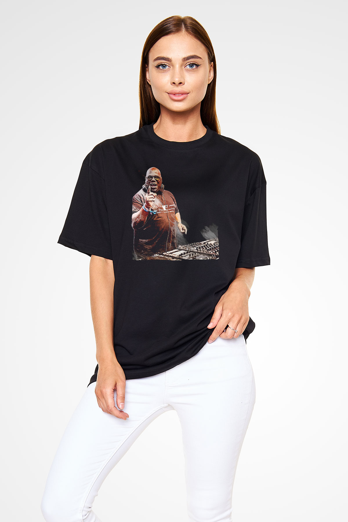 Carl Cox Siyah Unisex Tişört T-Shirt - TişörtFabrikası