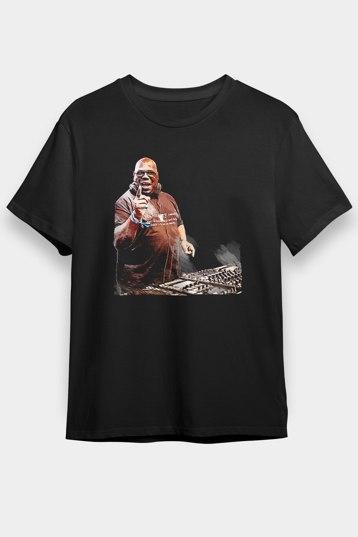 Carl Cox Siyah Unisex Tişört T-Shirt - TişörtFabrikası
