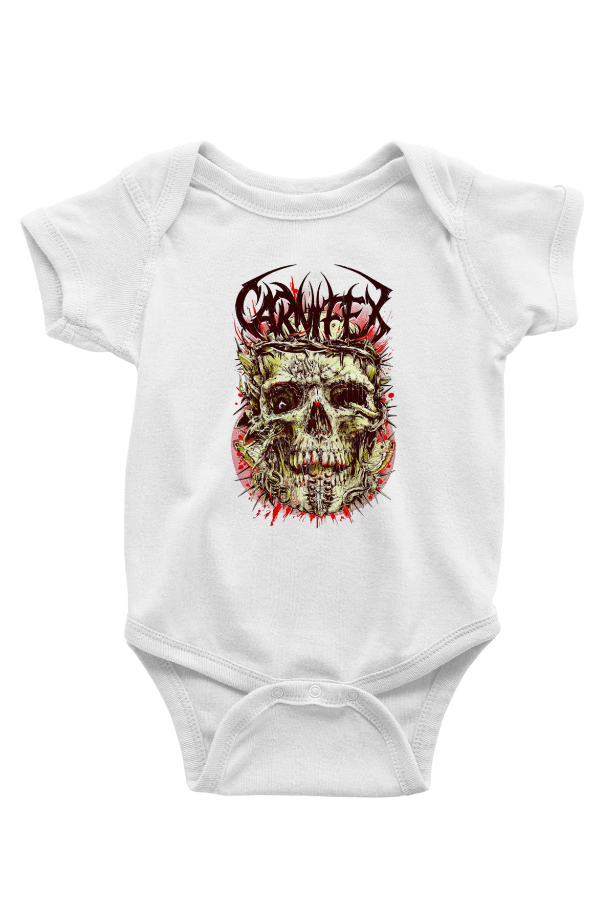 Carnifex Beyaz Bebek Body - Zıbın