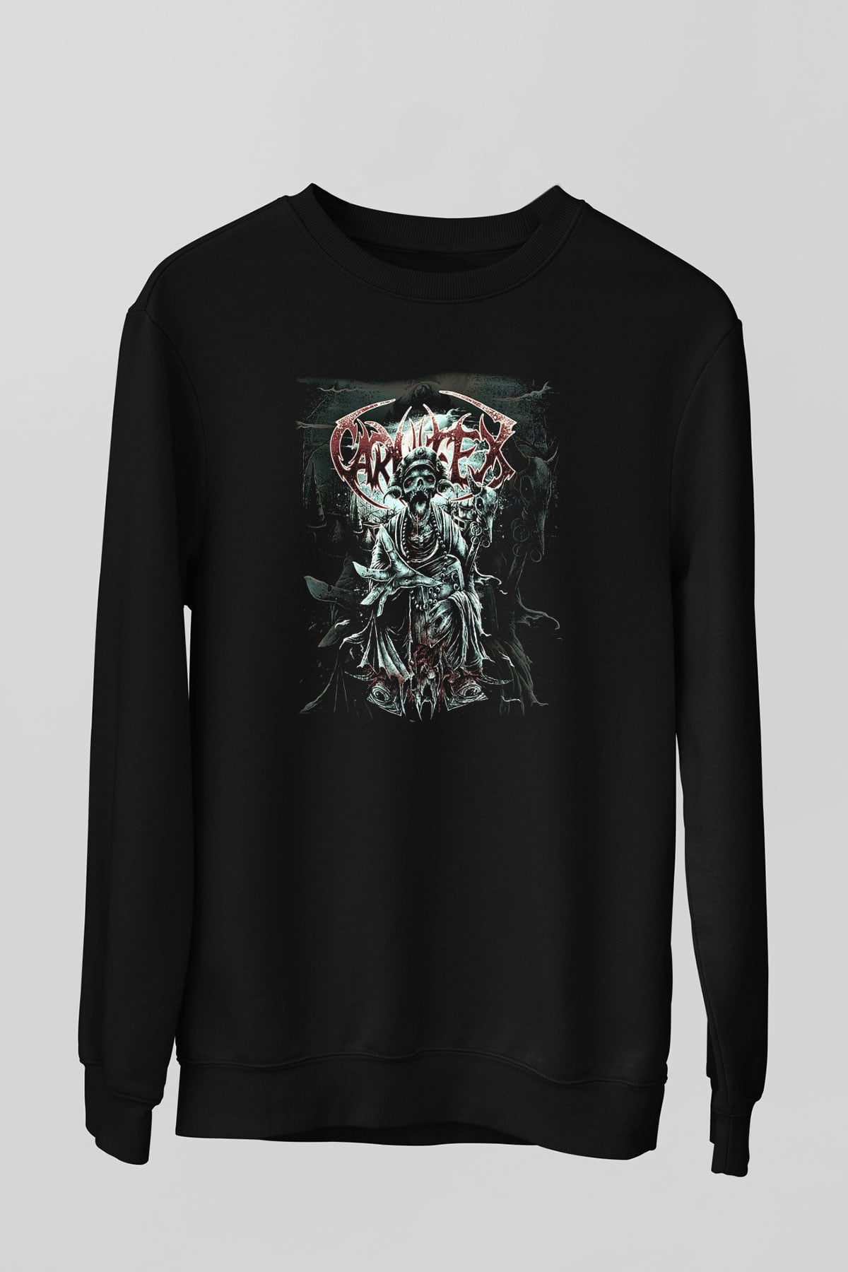 Carnifex Siyah Unisex Sweatshirt