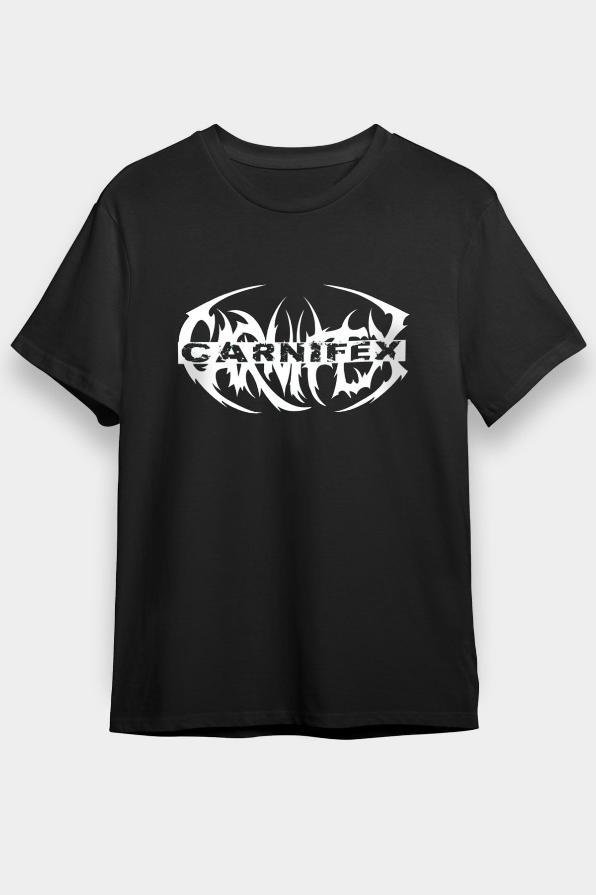 Carnifex Siyah Unisex Tişört T-Shirt - TişörtFabrikası