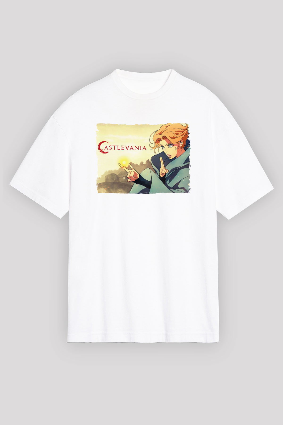 Castlevania: Lords of Shadow Beyaz Unisex Tişört T-Shirt