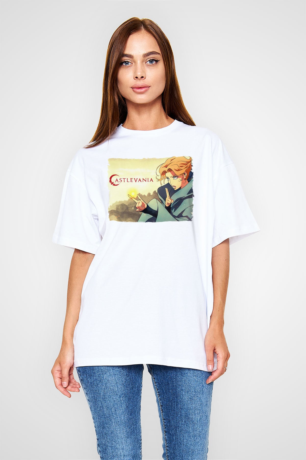 Castlevania: Lords of Shadow Beyaz Unisex Tişört T-Shirt