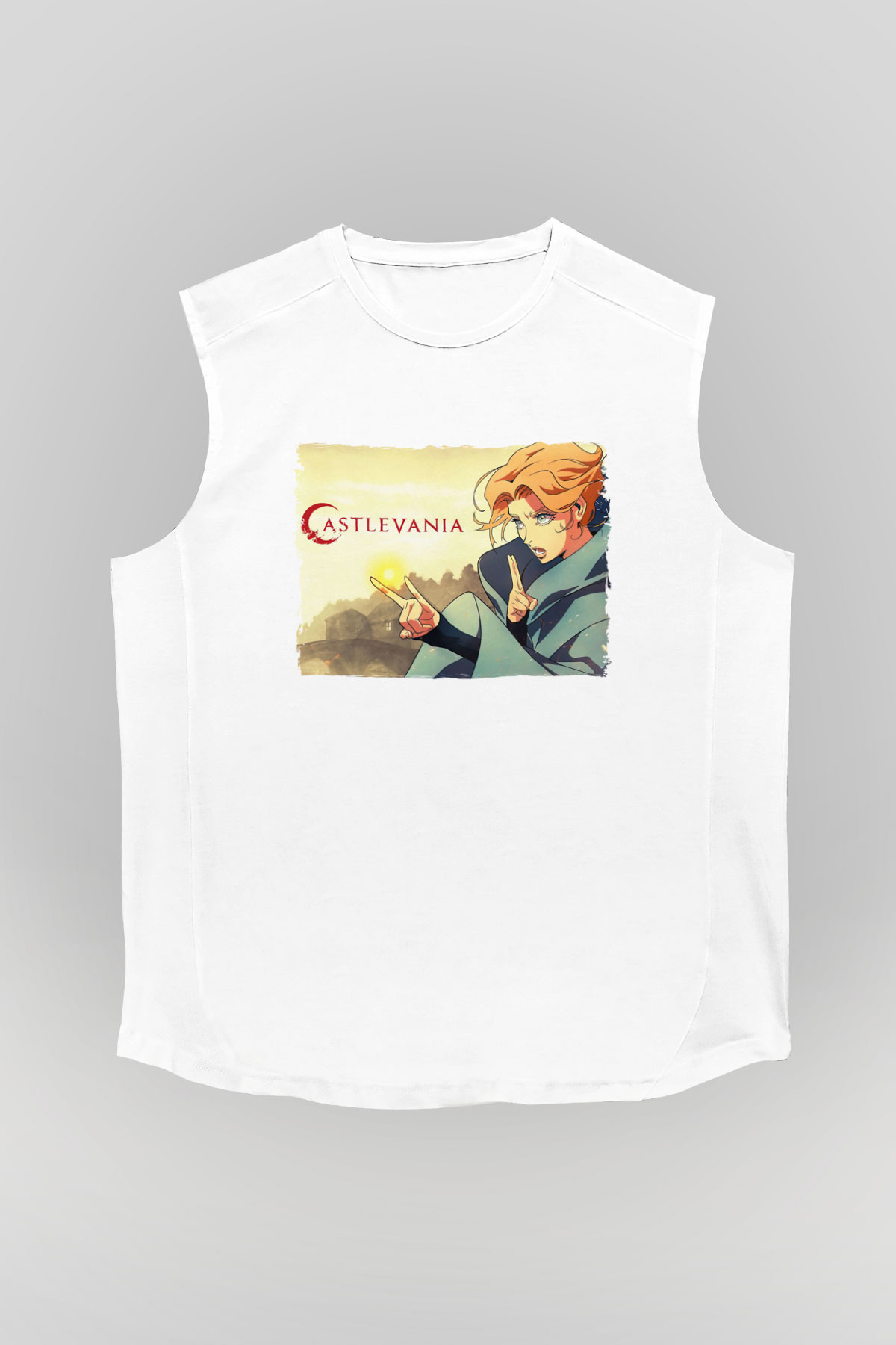 Castlevania: Lords of Shadow Beyaz Unisex Kolsuz Tişört