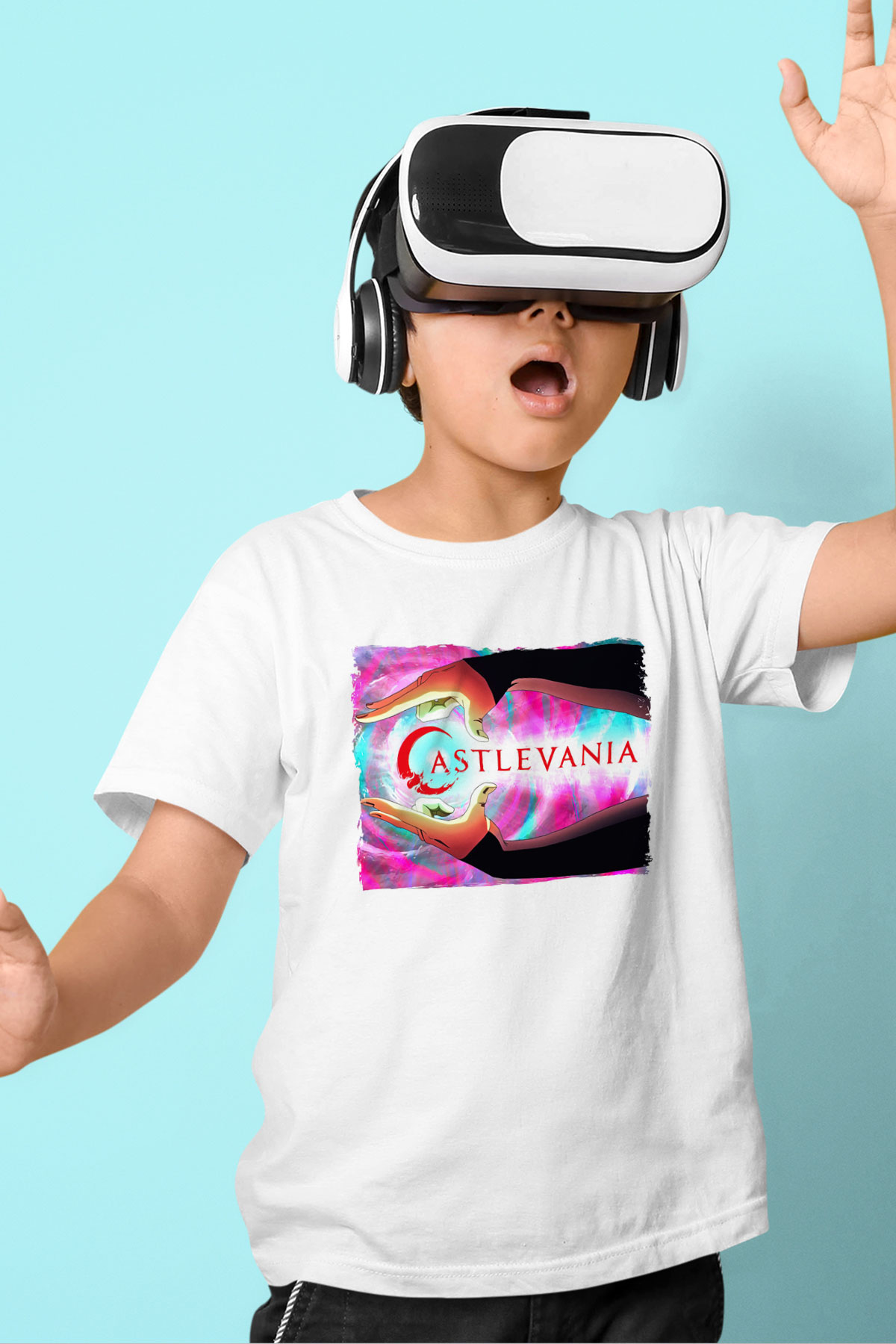 Castlevania: Lords of Shadow Beyaz Unisex Çocuk Tişört
