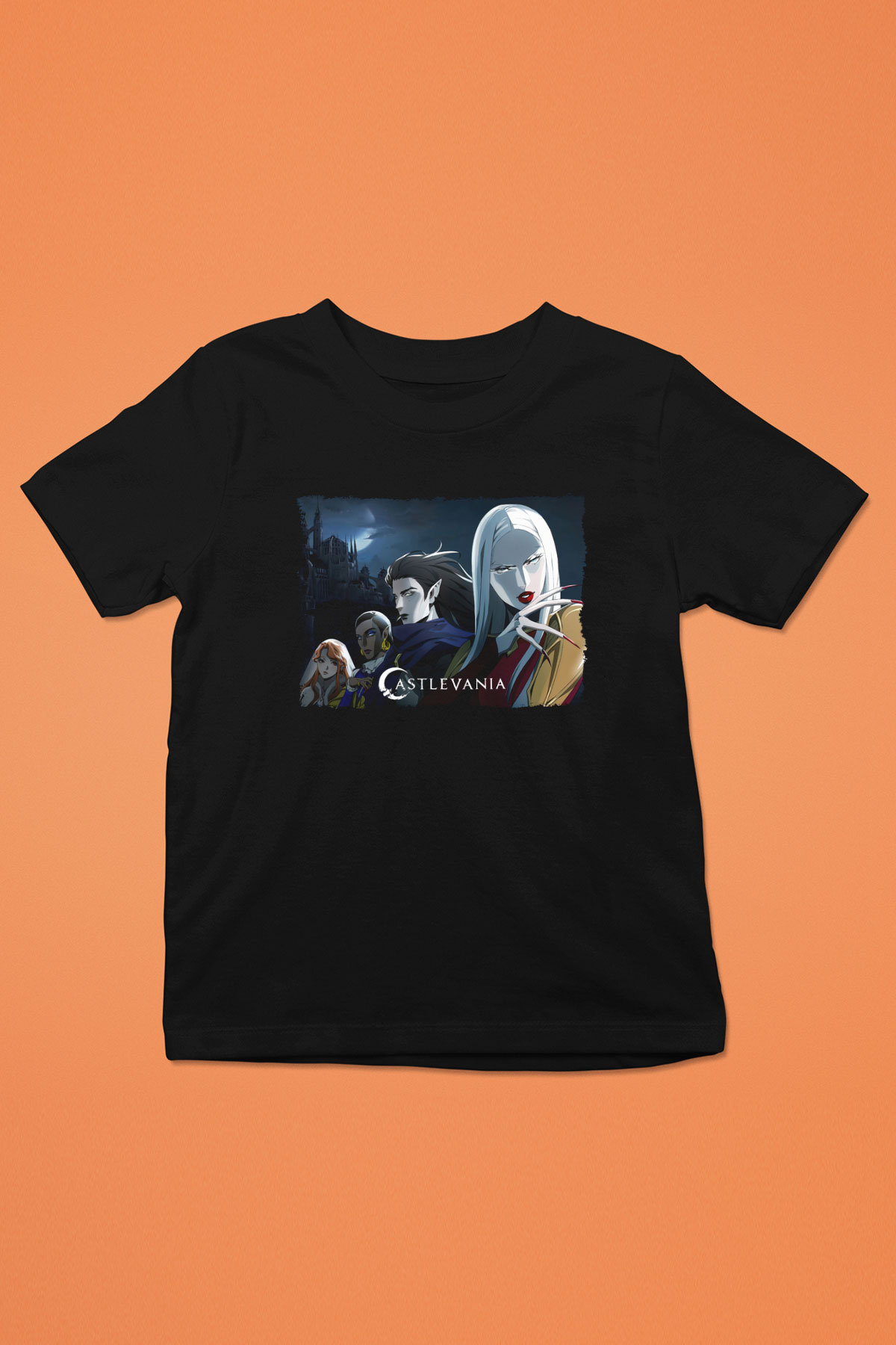 Castlevania: Lords of Shadow Siyah Unisex Çocuk Tişört