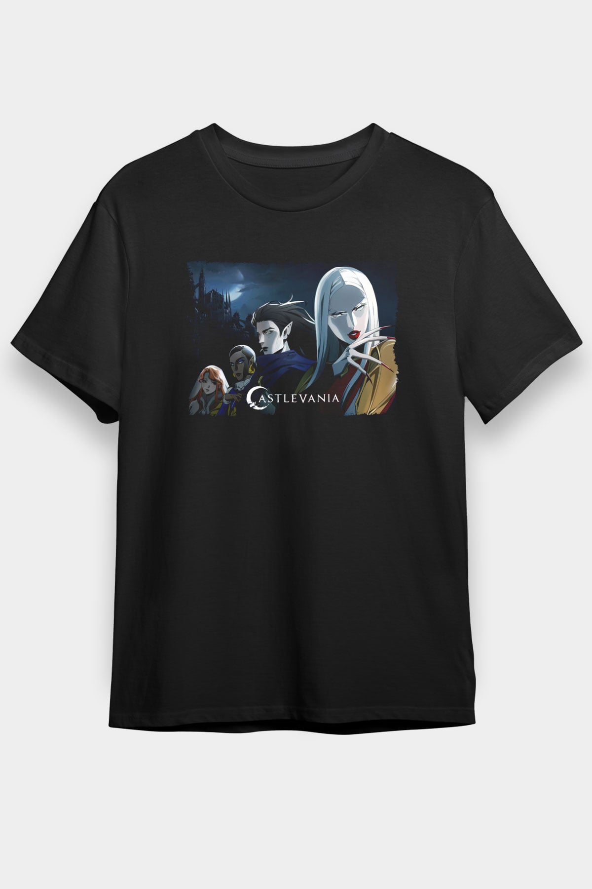 Castlevania: Lords of Shadow Siyah Unisex Tişört T-Shirt