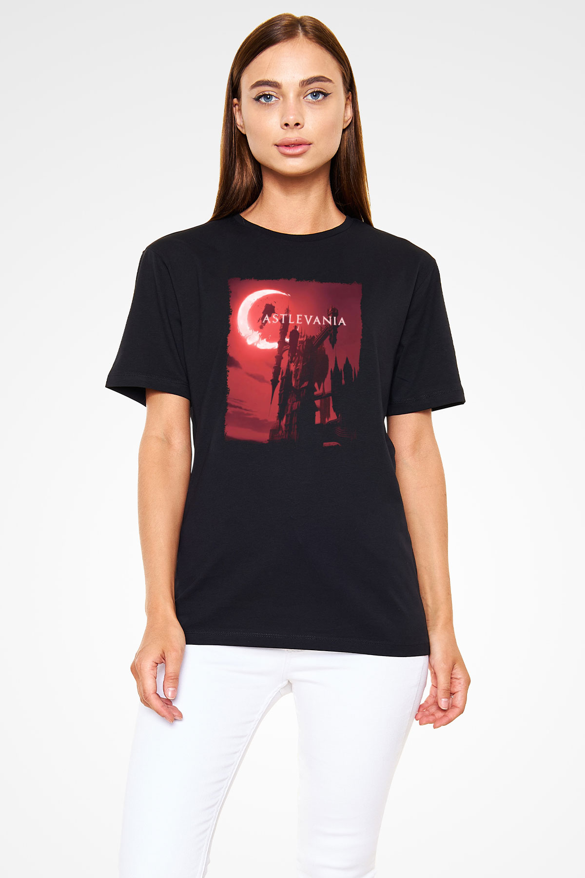Castlevania: Lords of Shadow Siyah Unisex Tişört T-Shirt