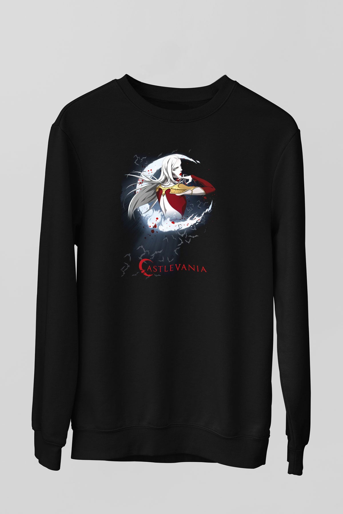 Castlevania: Lords of Shadow Siyah Unisex Sweatshirt