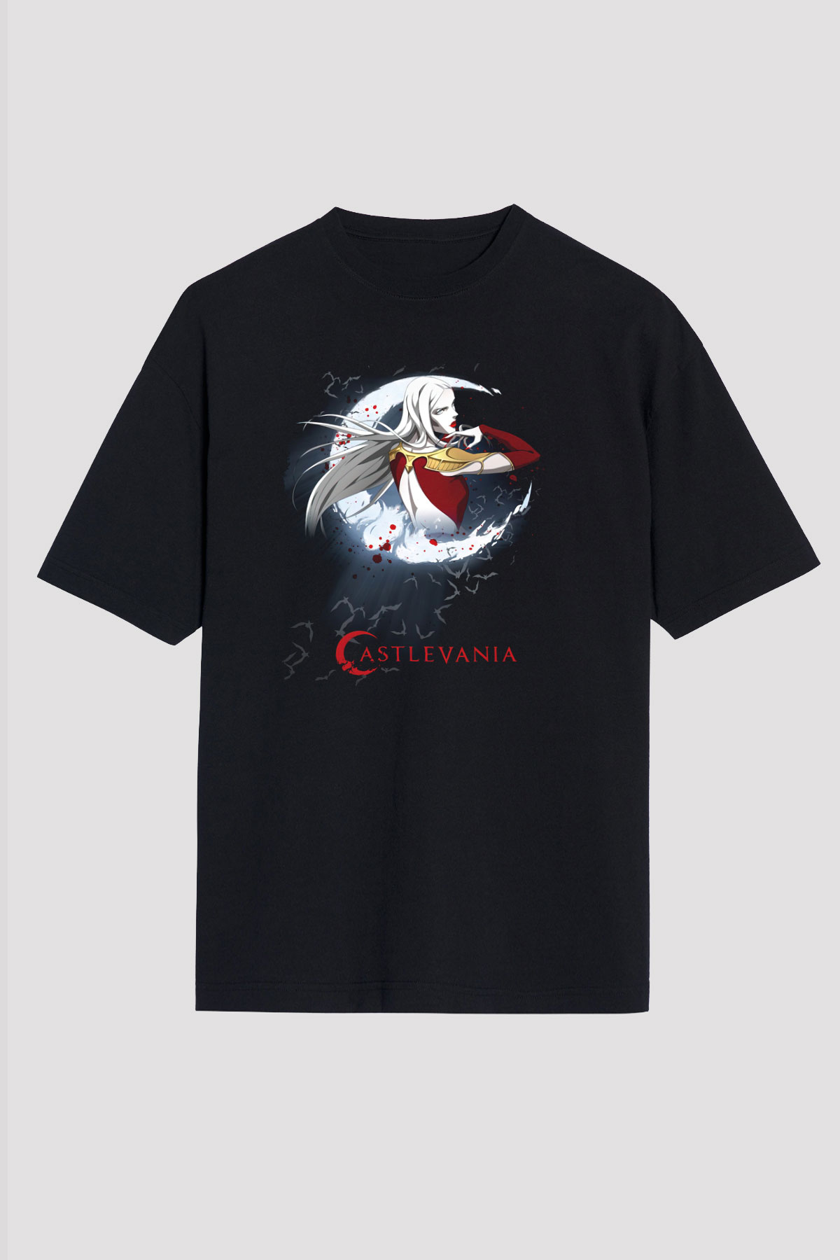 Castlevania: Lords of Shadow Siyah Unisex Tişört T-Shirt