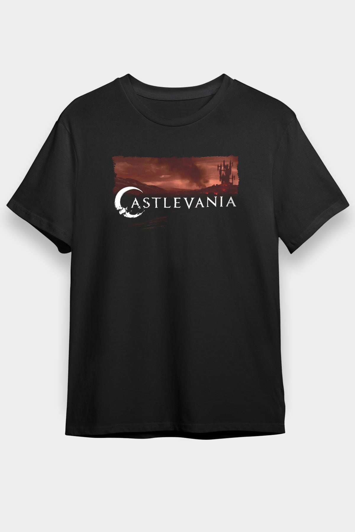 Castlevania: Lords of Shadow Siyah Unisex Tişört T-Shirt