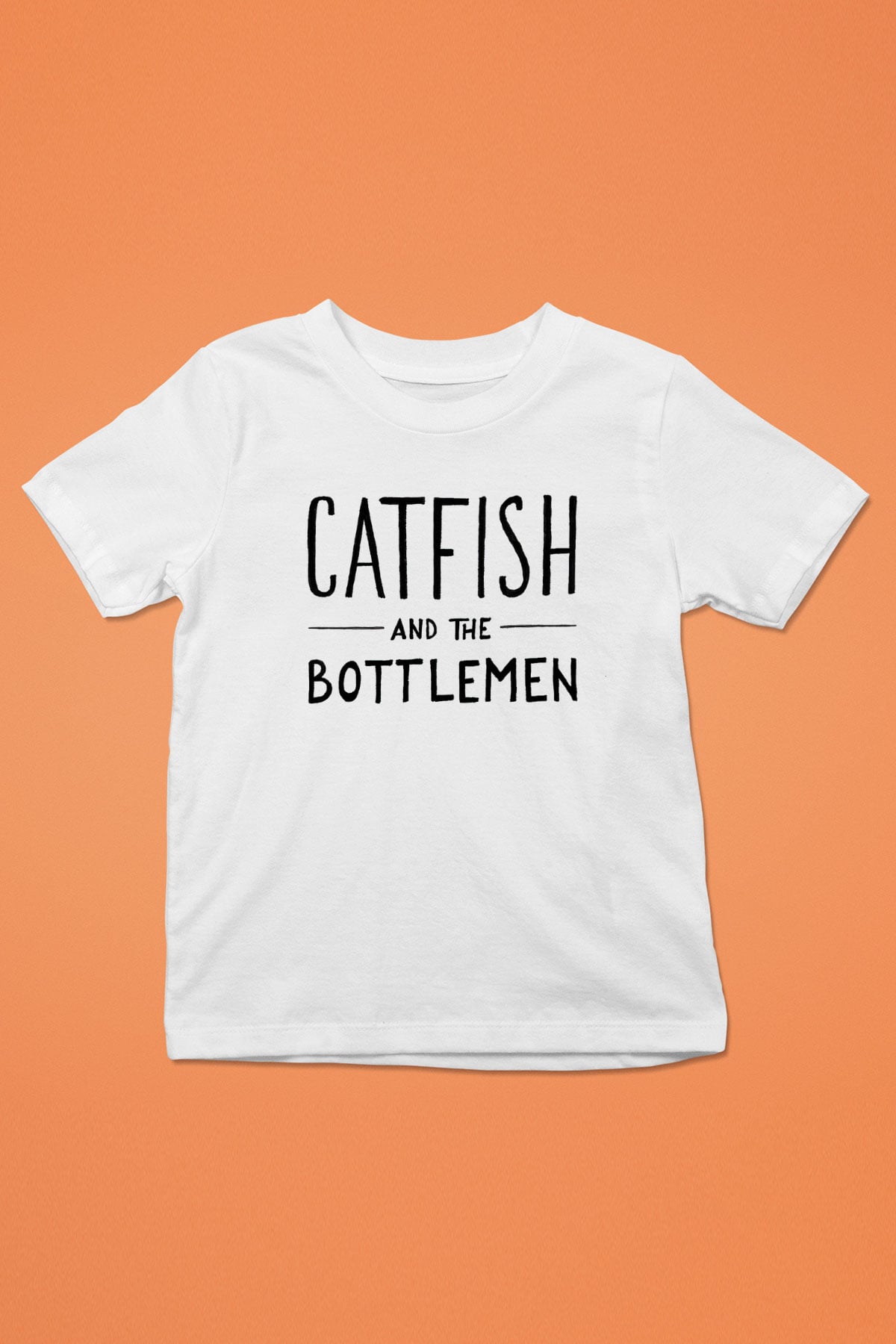 Catfish And The Bottlemen Baskılı Beyaz Unisex Çocuk Tişört