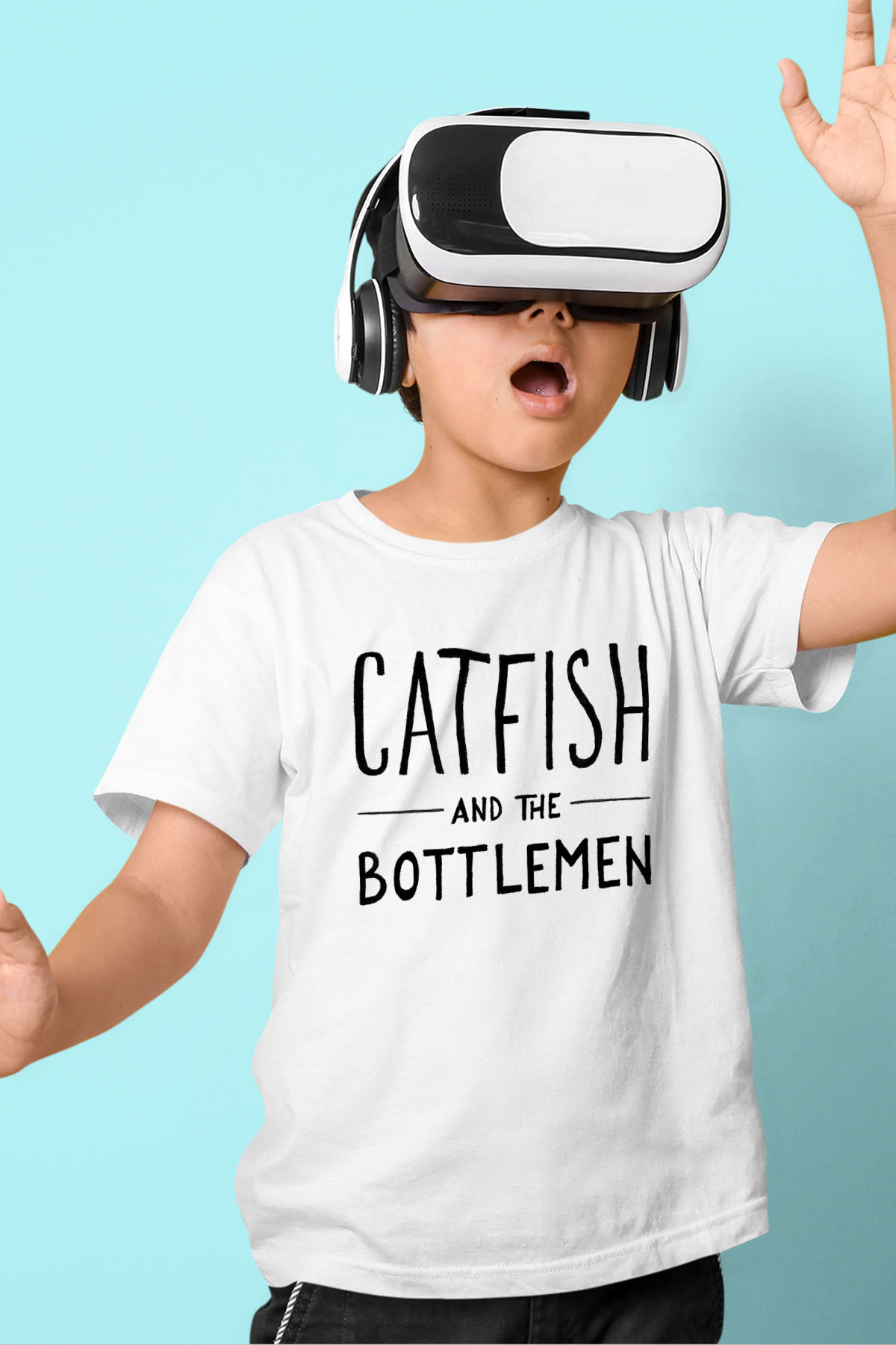Catfish And The Bottlemen Baskılı Beyaz Unisex Çocuk Tişört