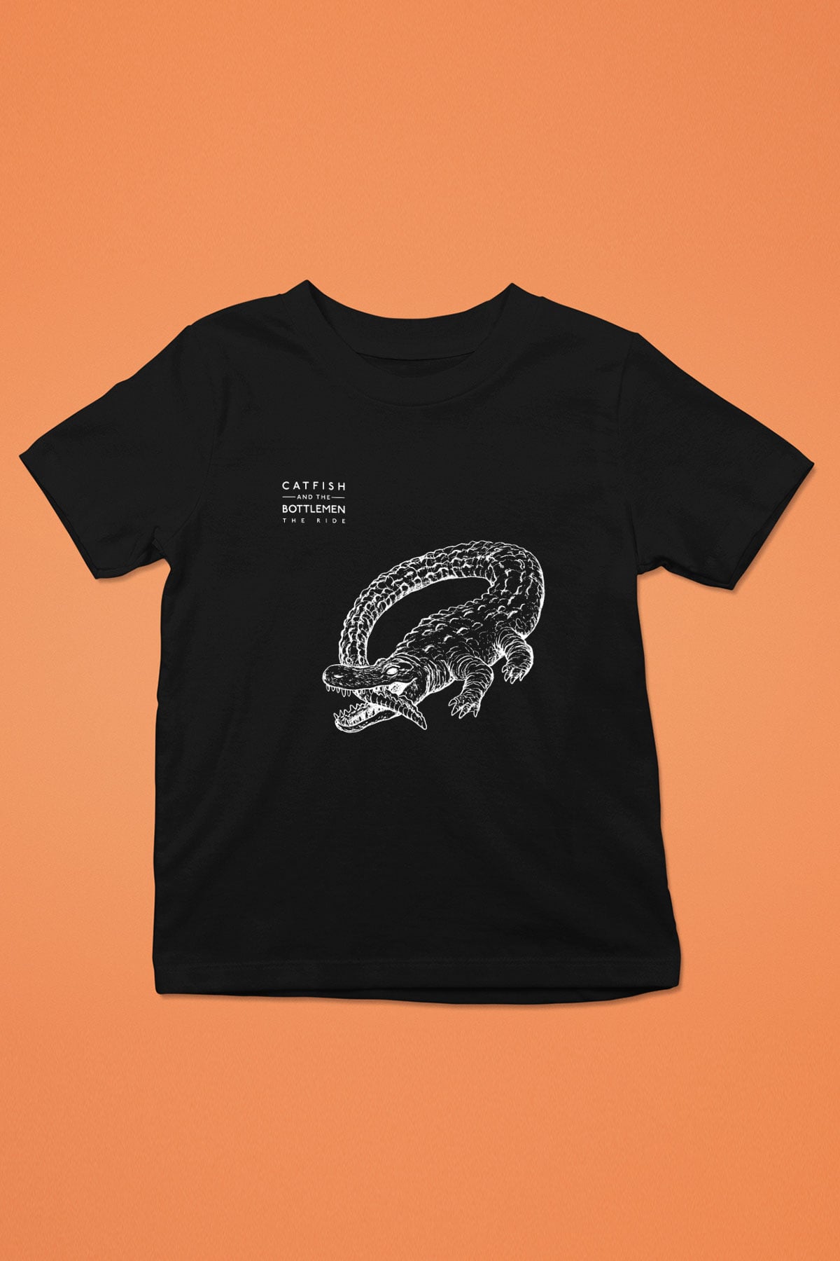 Catfish And The Bottlemen Baskılı Unisex Siyah Çocuk Tişört