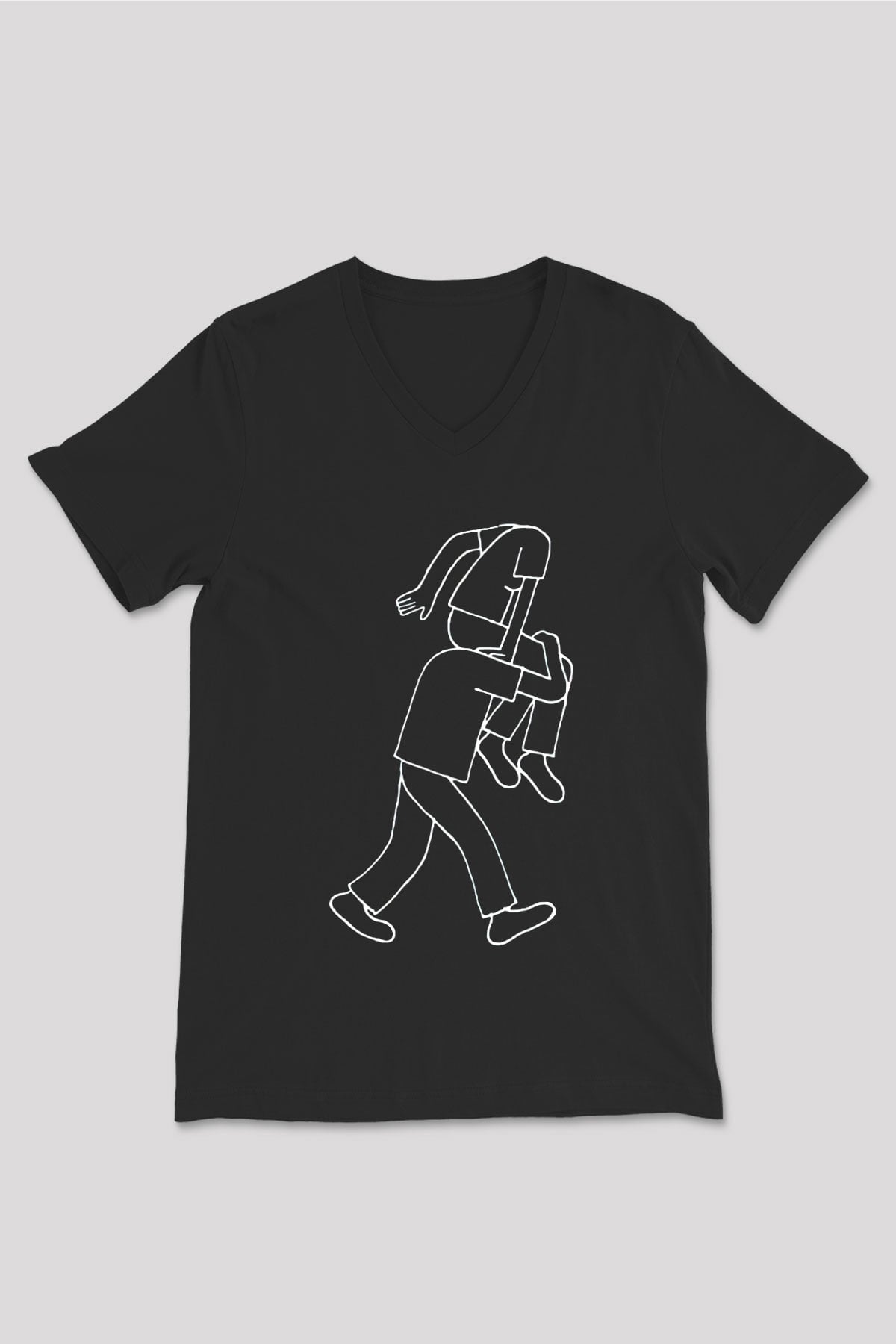 Catfish And The Bottlemen Siyah Unisex V Yaka Tişört