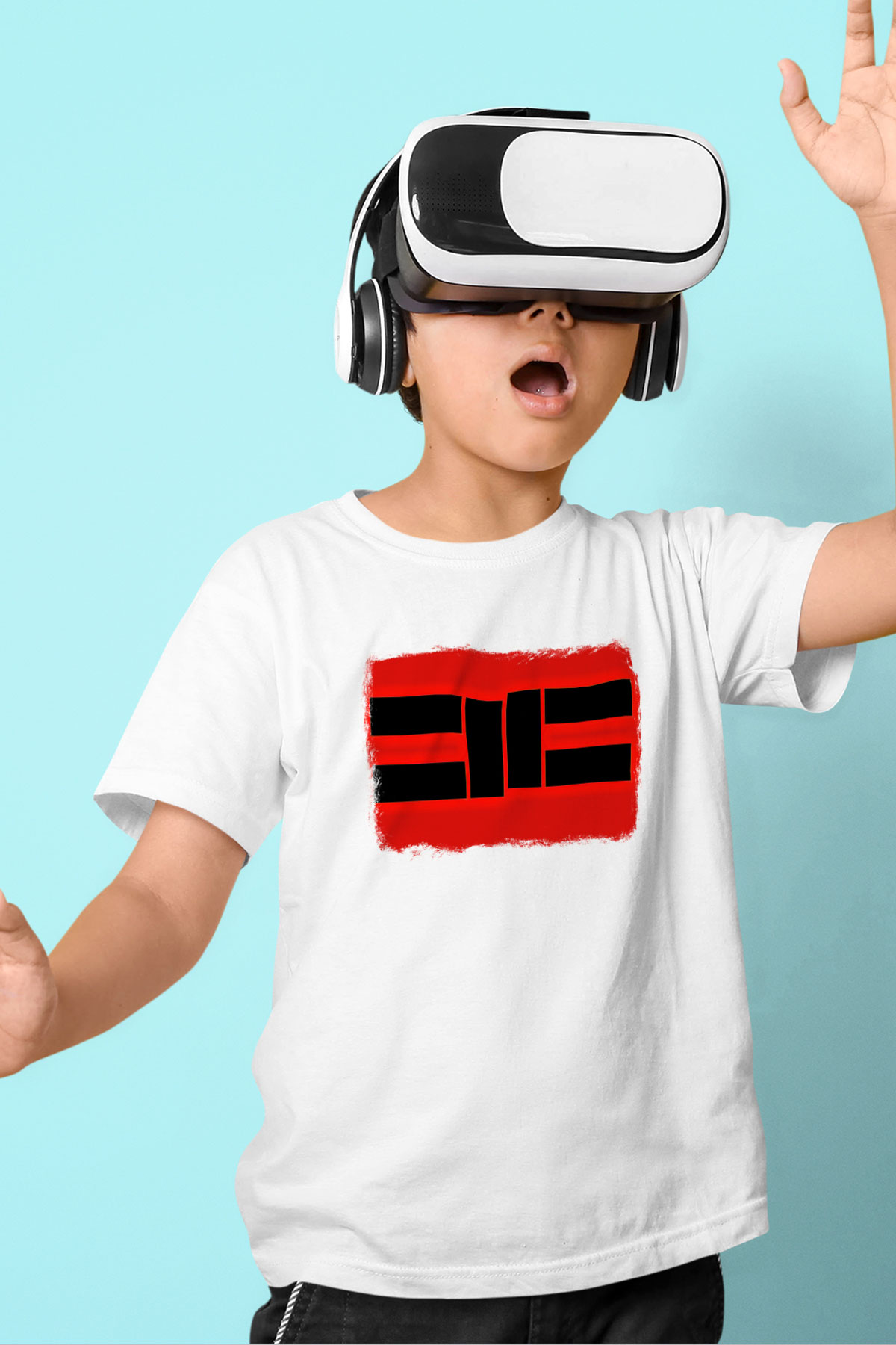 Cavalera Conspiracy Baskılı Unisex Beyaz Çocuk Tişört
