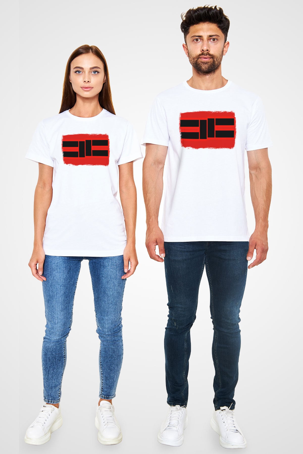 Cavalera Conspiracy Baskılı Unisex Beyaz Tişört