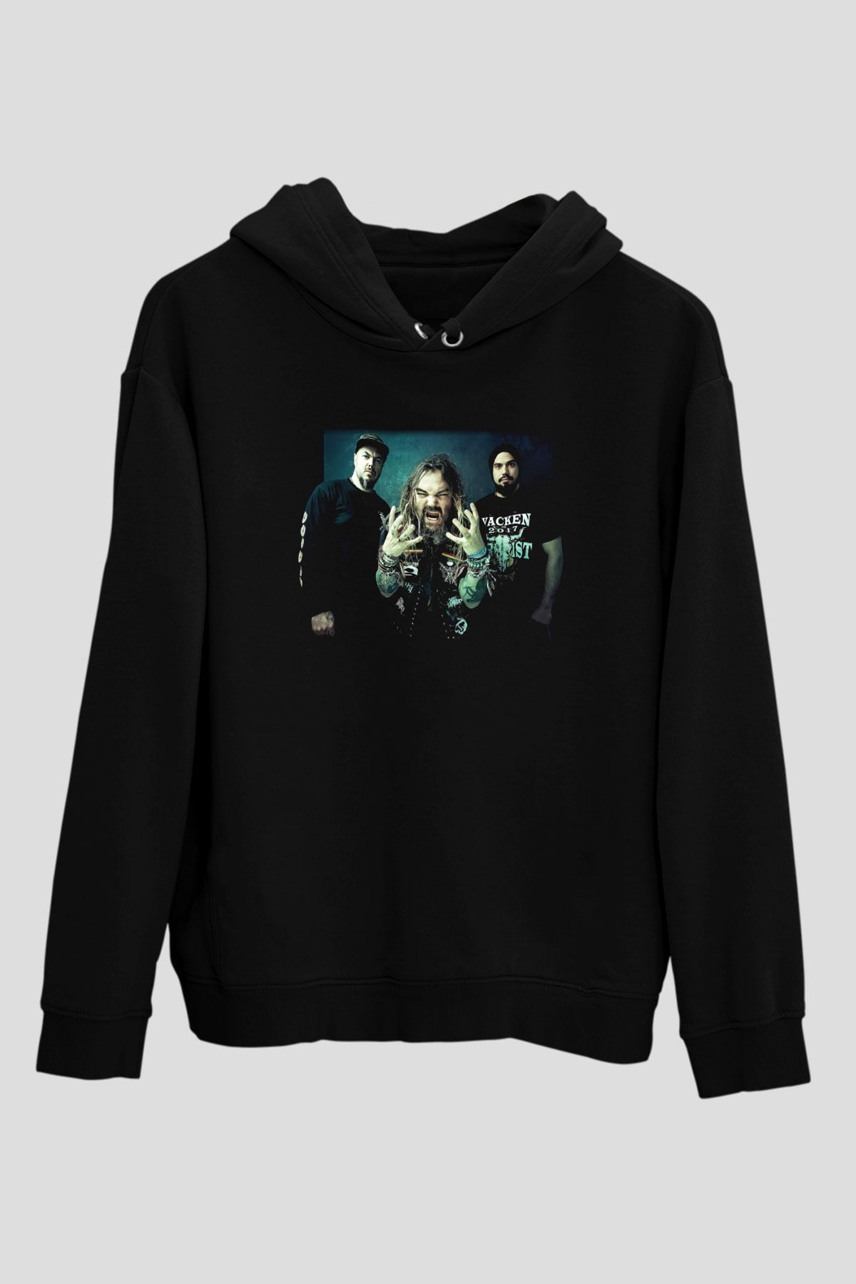 Cavalera Conspiracy Siyah Unisex Hoodie
