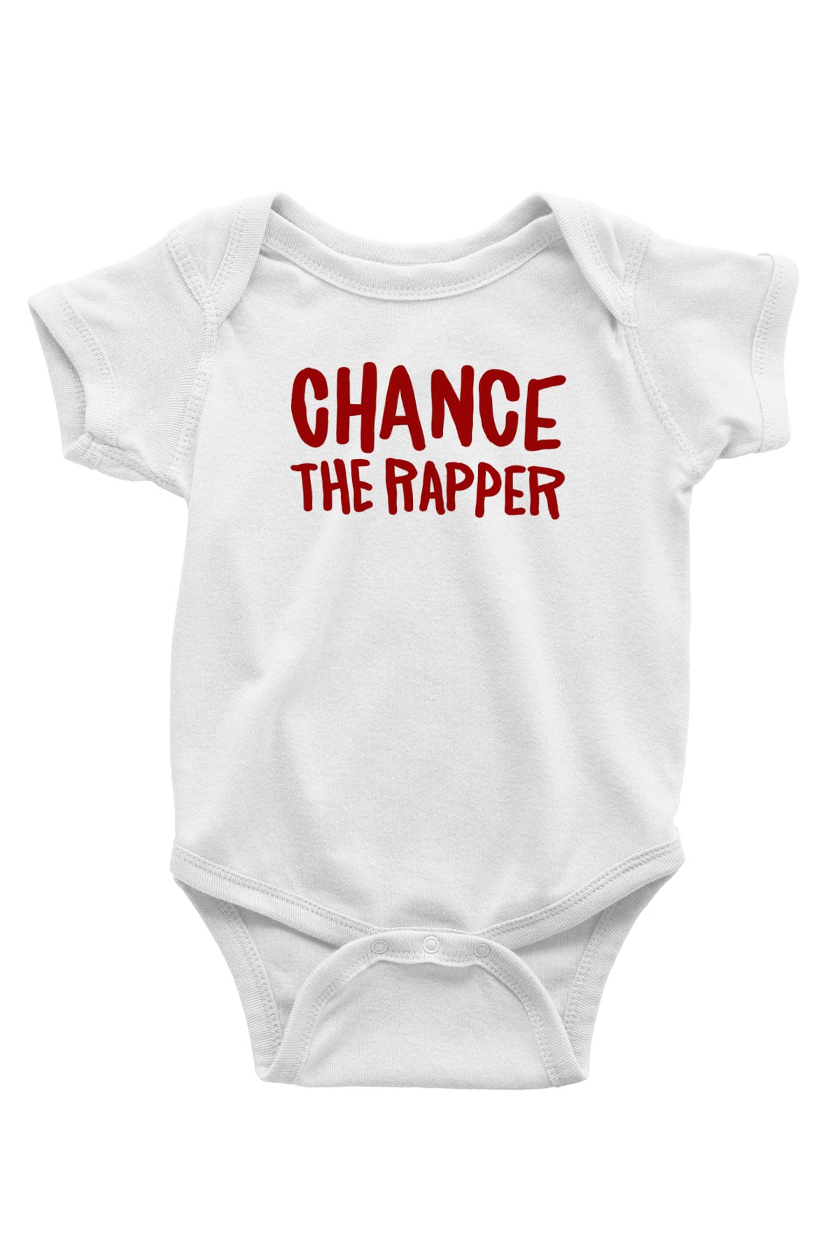 Chance The Rapper Baskılı Beyaz Unisex Bebek Body - Zıbın