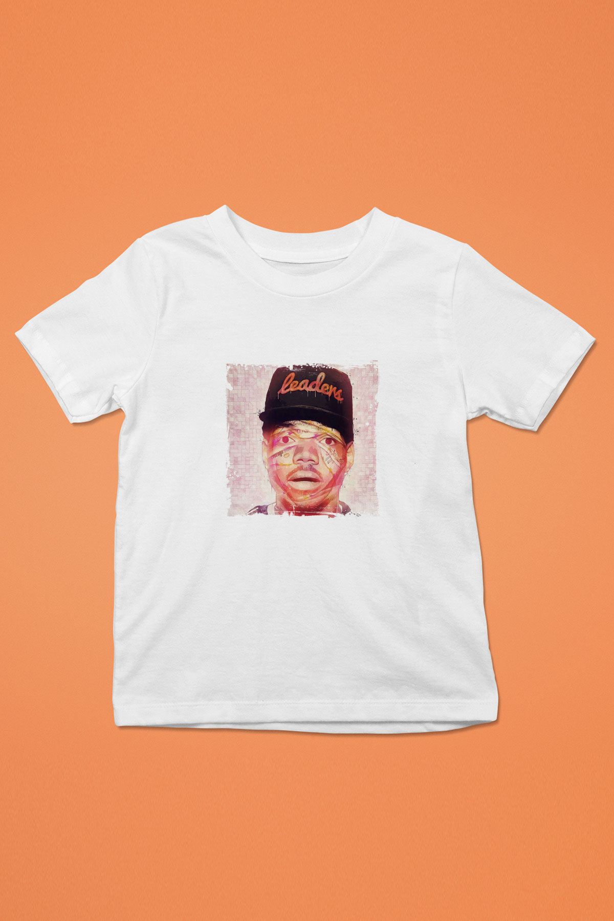 Chance The Rapper Baskılı Unisex Beyaz Çocuk Tişört