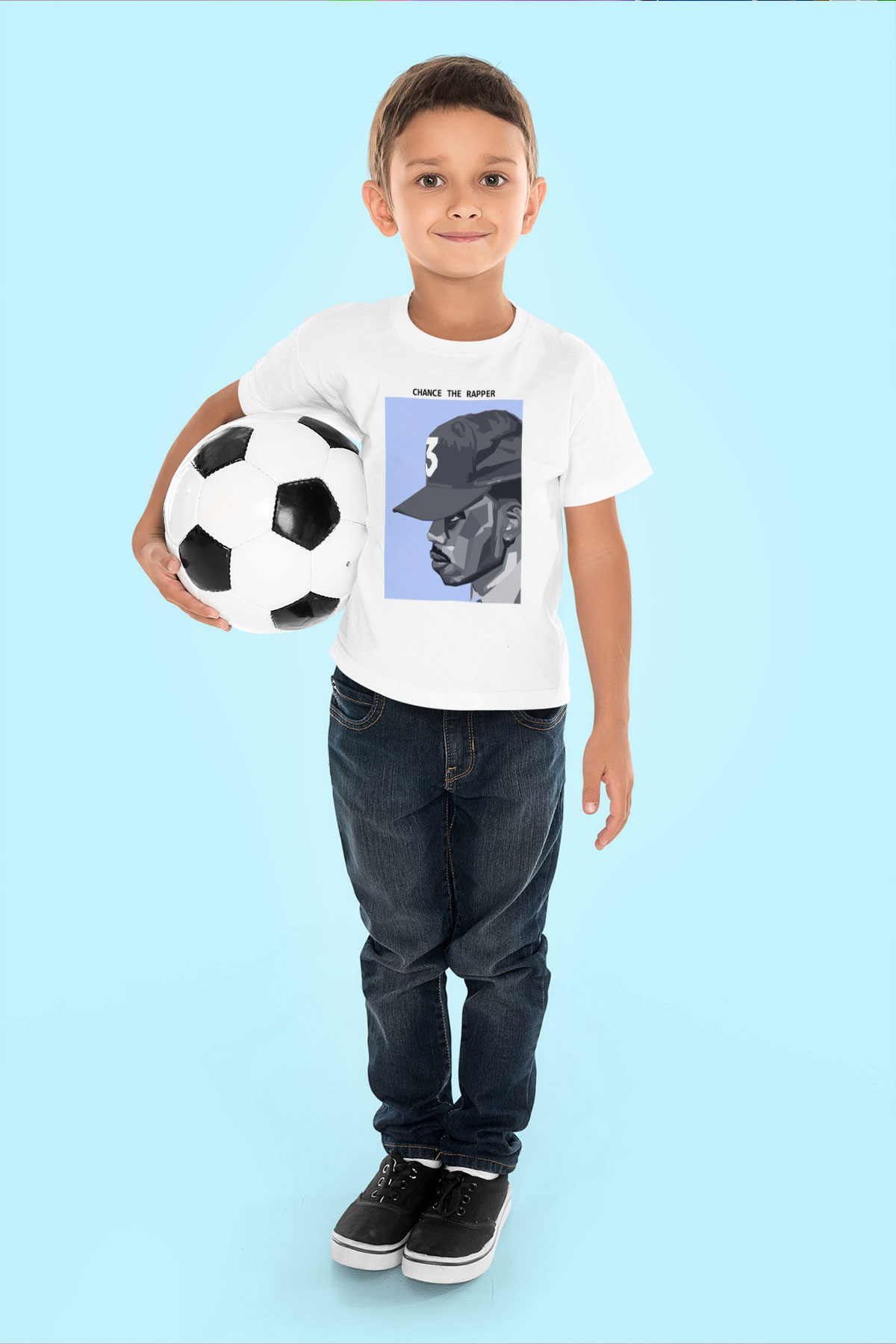 Chance The Rapper Beyaz Unisex Çocuk Tişört