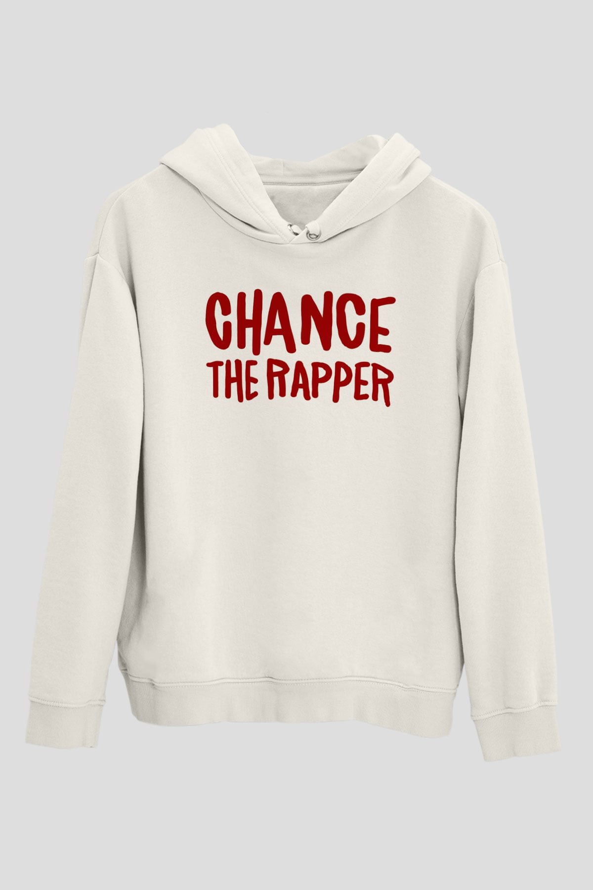 Chance The Rapper Beyaz Unisex Kapşonlu Sweatshirt