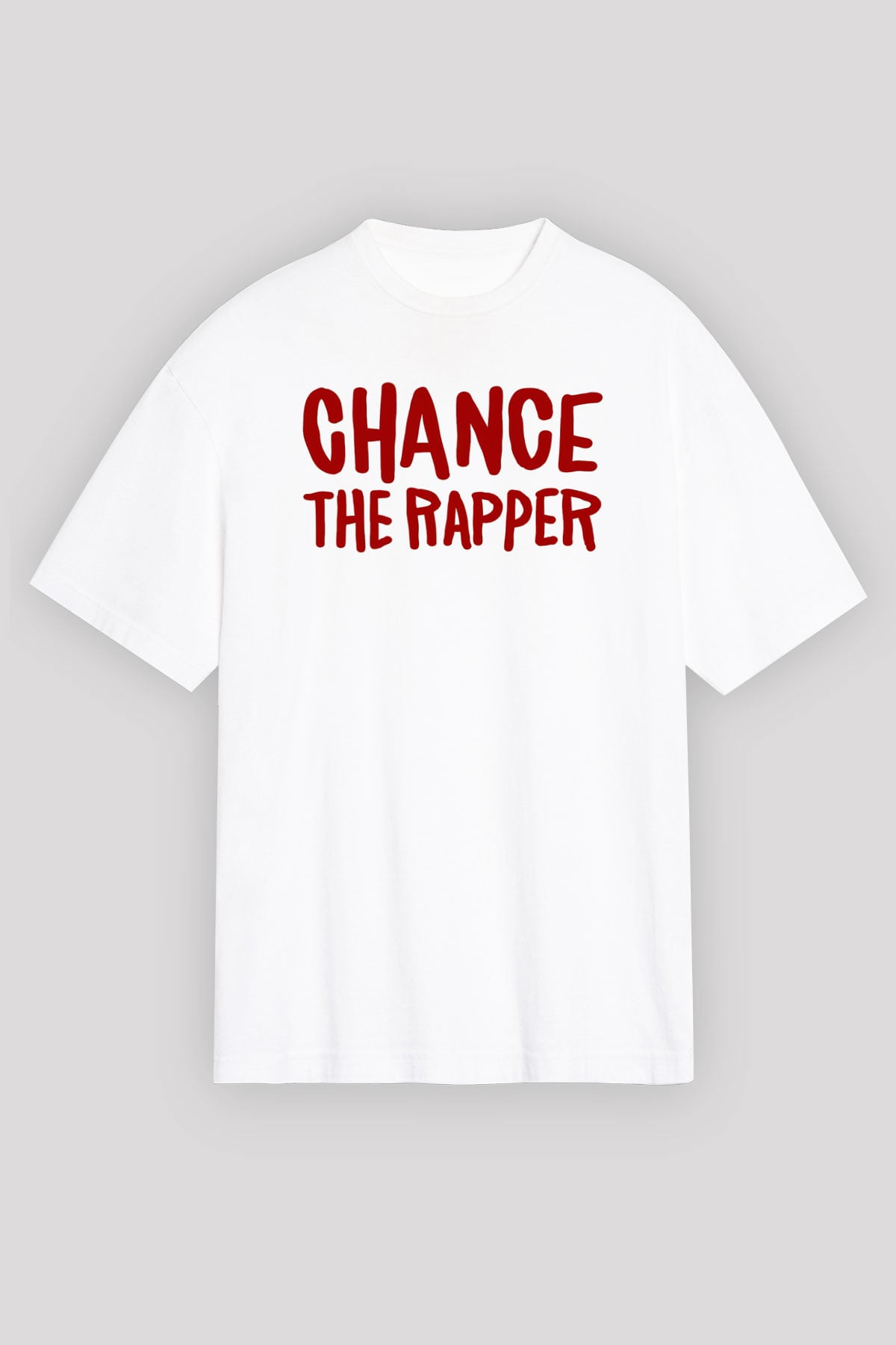 Chance The Rapper Beyaz Unisex Oversize Tişört T-Shirt