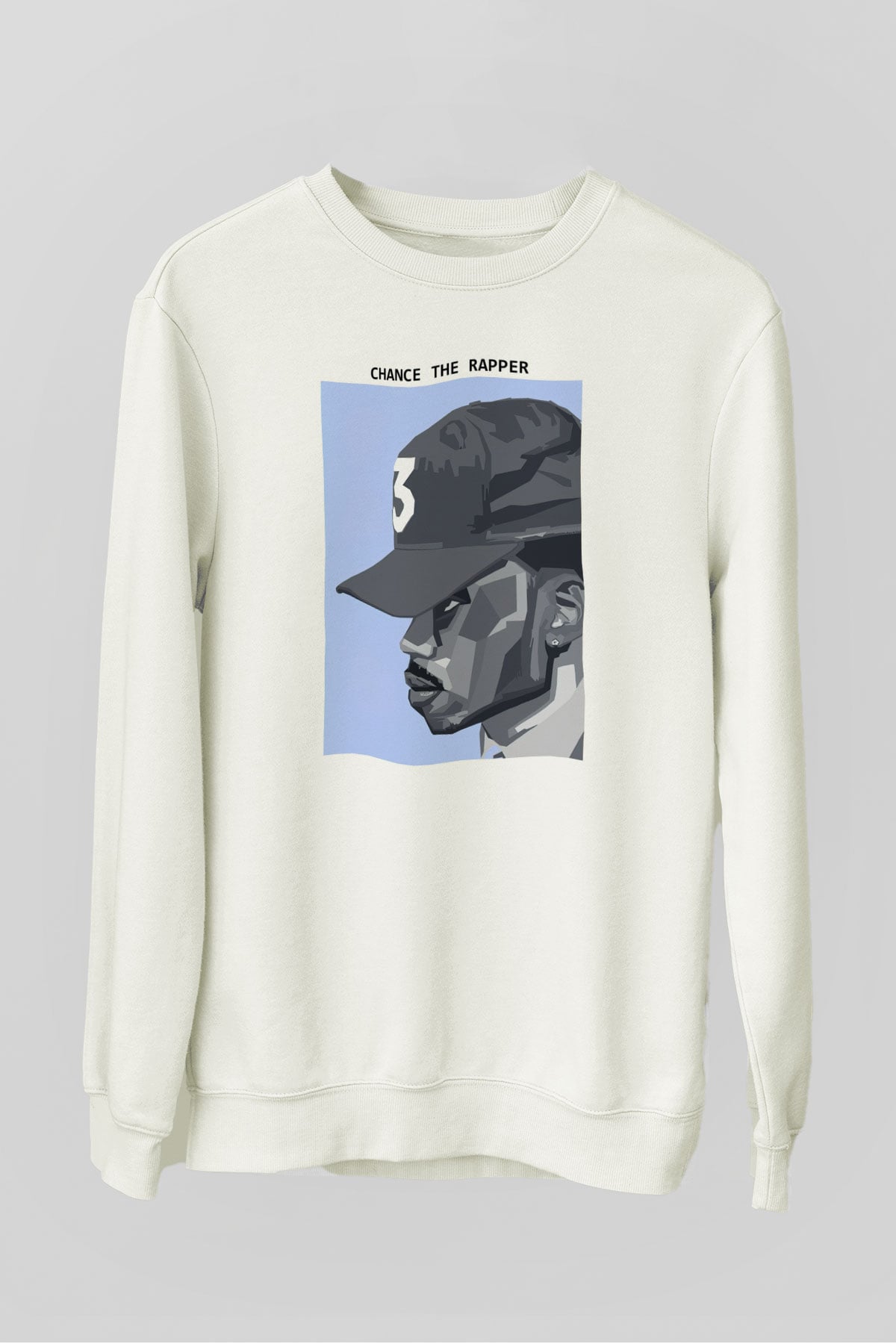 Chance The Rapper Beyaz Unisex Sweatshirt