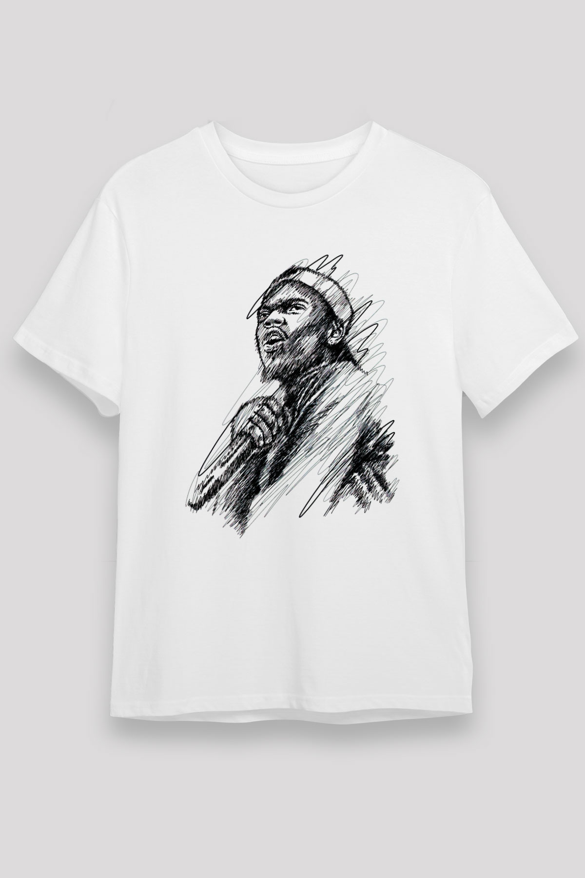 Chance The Rapper Beyaz Unisex Tişört T-Shirt - TişörtFabrikası