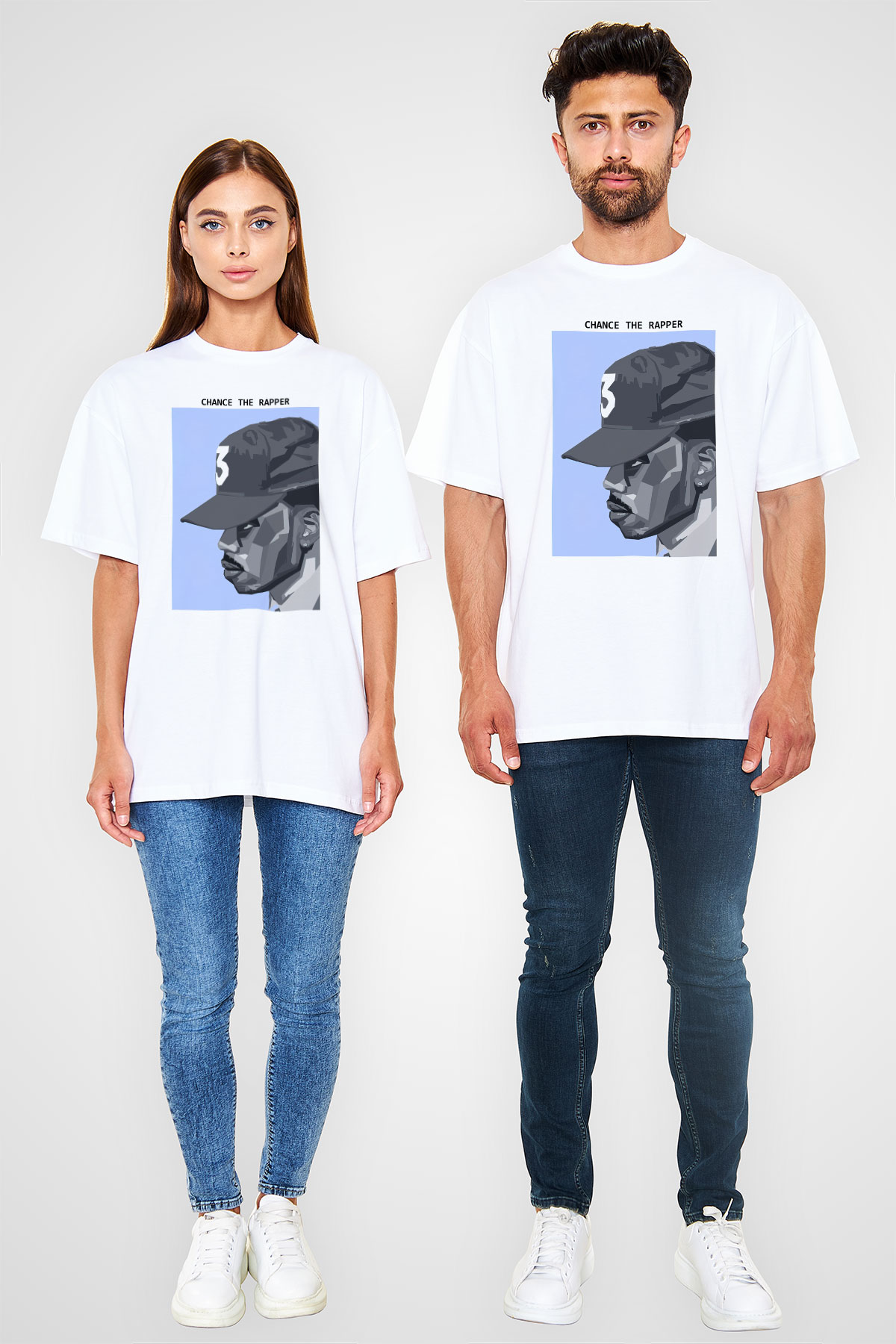 Chance The Rapper Beyaz Unisex Tişört T-Shirt - TişörtFabrikası