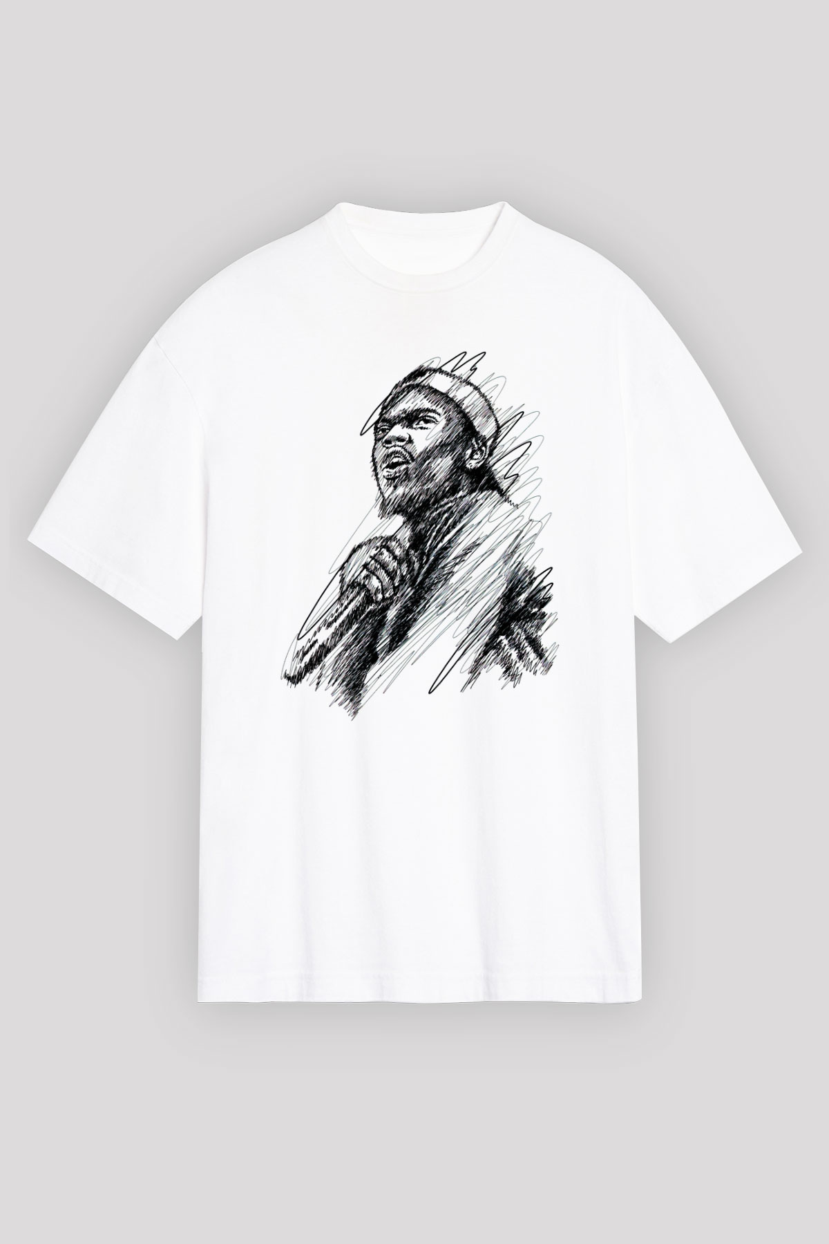 Chance The Rapper Beyaz Unisex Tişört T-Shirt - TişörtFabrikası