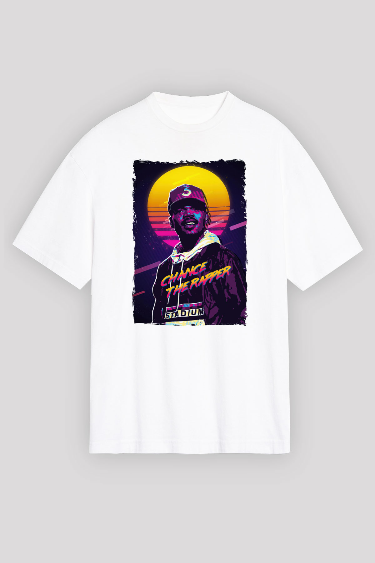 Chance The Rapper Beyaz Unisex Tişört T-Shirt - TişörtFabrikası