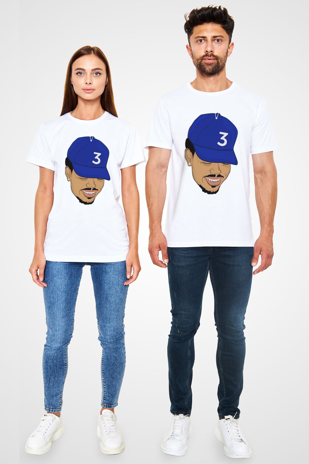 Chance The Rapper Beyaz Unisex Tişört T-Shirt - TişörtFabrikası