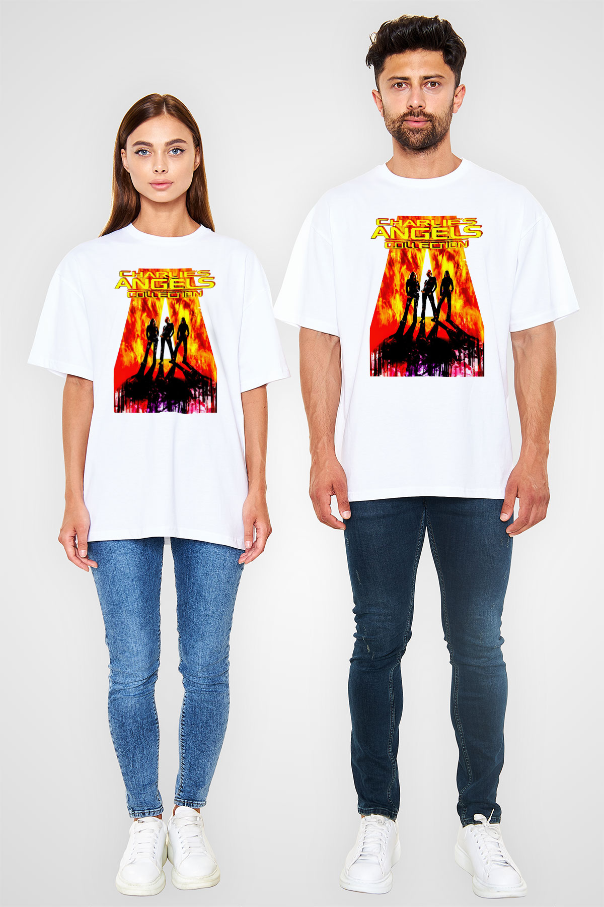Charlie's Angels Beyaz Unisex Tişört