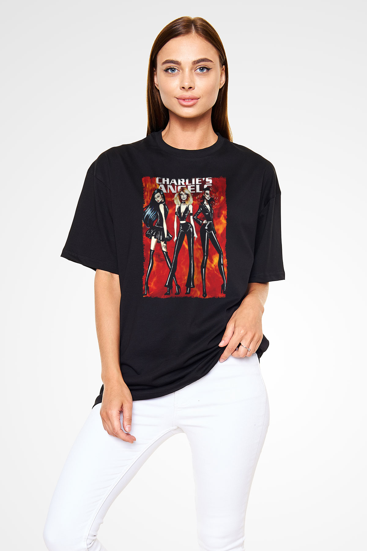 Charlie's Angels Siyah Unisex Tişört