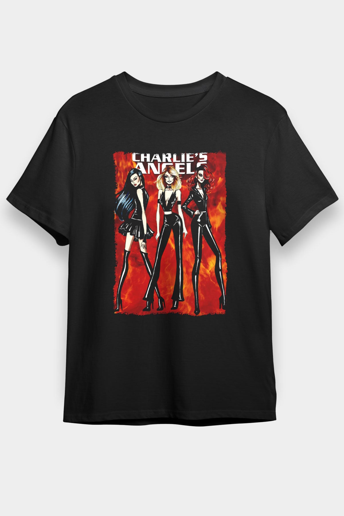 Charlie's Angels Siyah Unisex Tişört